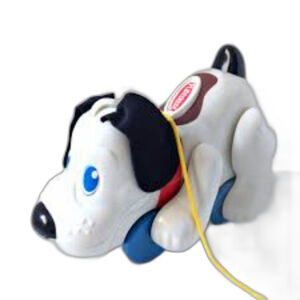 Vintage 1999 Playskool Digger Pull Behind Puppy Dog Pants And Barks Hasbro